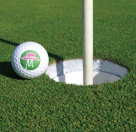Golf Ball with Michelle Logo